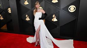 Taylor Swift Stuns in Schiaparelli at 2024 Grammys Before Album News