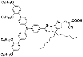 Fig. S9 Molecular structure of dye Y123. | Download Scientific Diagram